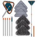 Extendable Triangle Head Mop with Spare Pads