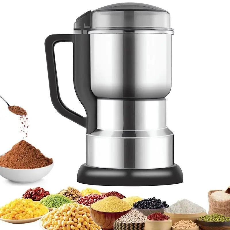 Stainless Steel Countertop Grain and Spice Grinder